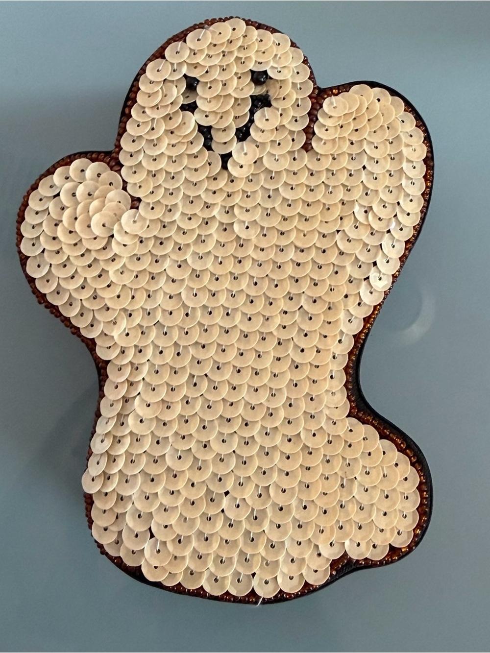 90s sequin ghost box